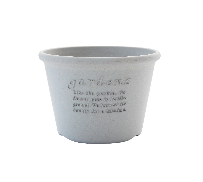 vaso basso arbre grigio hachiman decorazione